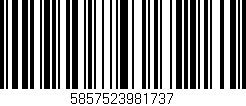 Código de barras (EAN, GTIN, SKU, ISBN): '5857523981737'