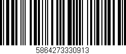 Código de barras (EAN, GTIN, SKU, ISBN): '5864273330913'