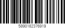 Código de barras (EAN, GTIN, SKU, ISBN): '5890182376919'