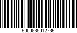 Código de barras (EAN, GTIN, SKU, ISBN): '5900869012785'