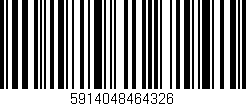 Código de barras (EAN, GTIN, SKU, ISBN): '5914048464326'