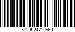 Código de barras (EAN, GTIN, SKU, ISBN): '5929924719568'