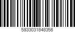Código de barras (EAN, GTIN, SKU, ISBN): '5933031848356'