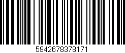 Código de barras (EAN, GTIN, SKU, ISBN): '5942678378171'