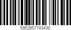 Código de barras (EAN, GTIN, SKU, ISBN): '5952857743430'