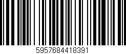 Código de barras (EAN, GTIN, SKU, ISBN): '5957684418391'