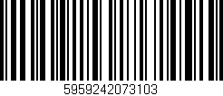 Código de barras (EAN, GTIN, SKU, ISBN): '5959242073103'