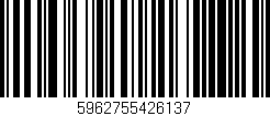 Código de barras (EAN, GTIN, SKU, ISBN): '5962755426137'