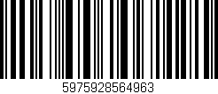 Código de barras (EAN, GTIN, SKU, ISBN): '5975928564963'