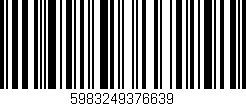 Código de barras (EAN, GTIN, SKU, ISBN): '5983249376639'