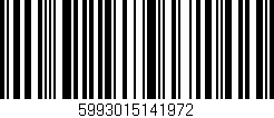 Código de barras (EAN, GTIN, SKU, ISBN): '5993015141972'