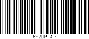 Código de barras (EAN, GTIN, SKU, ISBN): '5Y20IR/4P'