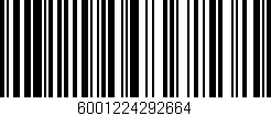 Código de barras (EAN, GTIN, SKU, ISBN): '6001224292664'