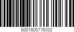 Código de barras (EAN, GTIN, SKU, ISBN): '6001605776332'