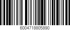 Código de barras (EAN, GTIN, SKU, ISBN): '6004718805890'