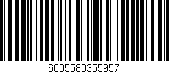 Código de barras (EAN, GTIN, SKU, ISBN): '6005580355957'