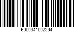 Código de barras (EAN, GTIN, SKU, ISBN): '6009841092384'