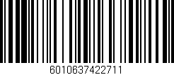 Código de barras (EAN, GTIN, SKU, ISBN): '6010637422711'