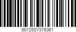 Código de barras (EAN, GTIN, SKU, ISBN): '6012507379361'