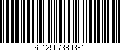 Código de barras (EAN, GTIN, SKU, ISBN): '6012507380381'