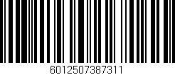Código de barras (EAN, GTIN, SKU, ISBN): '6012507387311'