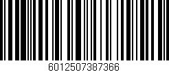 Código de barras (EAN, GTIN, SKU, ISBN): '6012507387366'