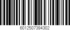 Código de barras (EAN, GTIN, SKU, ISBN): '6012507394302'