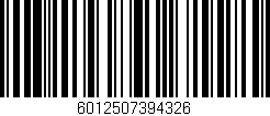 Código de barras (EAN, GTIN, SKU, ISBN): '6012507394326'