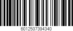 Código de barras (EAN, GTIN, SKU, ISBN): '6012507394340'