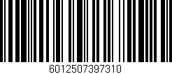 Código de barras (EAN, GTIN, SKU, ISBN): '6012507397310'