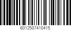 Código de barras (EAN, GTIN, SKU, ISBN): '6012507410415'