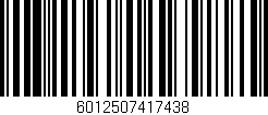 Código de barras (EAN, GTIN, SKU, ISBN): '6012507417438'