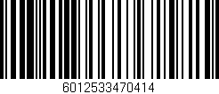 Código de barras (EAN, GTIN, SKU, ISBN): '6012533470414'