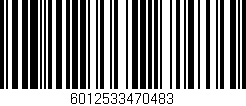 Código de barras (EAN, GTIN, SKU, ISBN): '6012533470483'