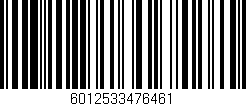 Código de barras (EAN, GTIN, SKU, ISBN): '6012533476461'