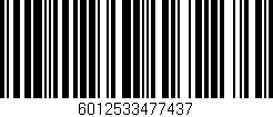 Código de barras (EAN, GTIN, SKU, ISBN): '6012533477437'