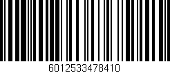 Código de barras (EAN, GTIN, SKU, ISBN): '6012533478410'