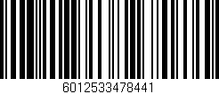 Código de barras (EAN, GTIN, SKU, ISBN): '6012533478441'