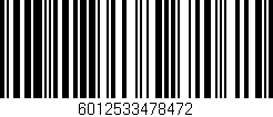 Código de barras (EAN, GTIN, SKU, ISBN): '6012533478472'