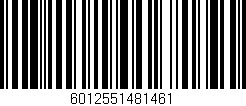 Código de barras (EAN, GTIN, SKU, ISBN): '6012551481461'