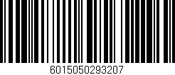 Código de barras (EAN, GTIN, SKU, ISBN): '6015050293207'