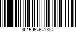 Código de barras (EAN, GTIN, SKU, ISBN): '6015054641684'