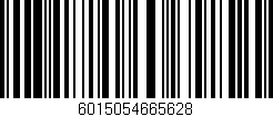 Código de barras (EAN, GTIN, SKU, ISBN): '6015054665628'