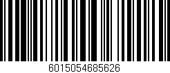 Código de barras (EAN, GTIN, SKU, ISBN): '6015054685626'