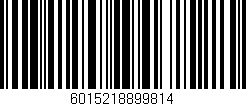 Código de barras (EAN, GTIN, SKU, ISBN): '6015218899814'