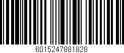 Código de barras (EAN, GTIN, SKU, ISBN): '6015247881828'