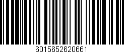 Código de barras (EAN, GTIN, SKU, ISBN): '6015652620661'