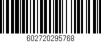 Código de barras (EAN, GTIN, SKU, ISBN): '602720295768'
