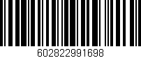 Código de barras (EAN, GTIN, SKU, ISBN): '602822991698'