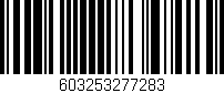 Código de barras (EAN, GTIN, SKU, ISBN): '603253277283'